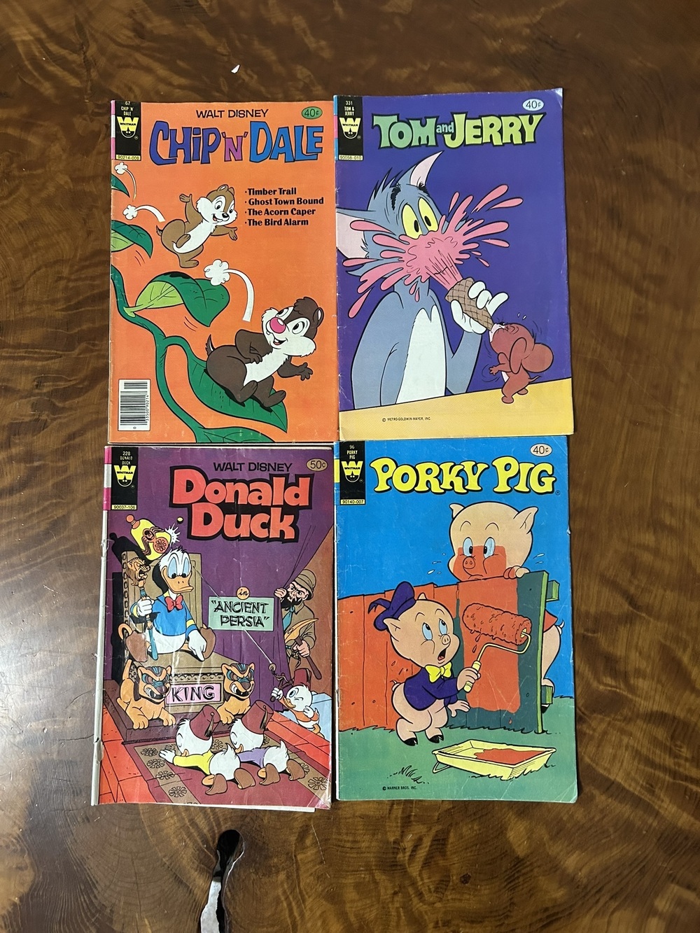 Vintage 1980s Whitman Comic Books - Lot of 4